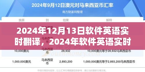 2024年軟件英語實時翻譯技術(shù)革新與實際應(yīng)用展望