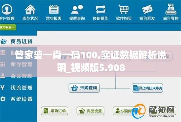 管家婆一肖一碼100,實證數(shù)據(jù)解析說明_視頻版5.908