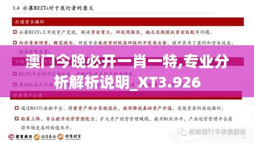 澳門今晚必開一肖一特,專業(yè)分析解析說明_XT3.926