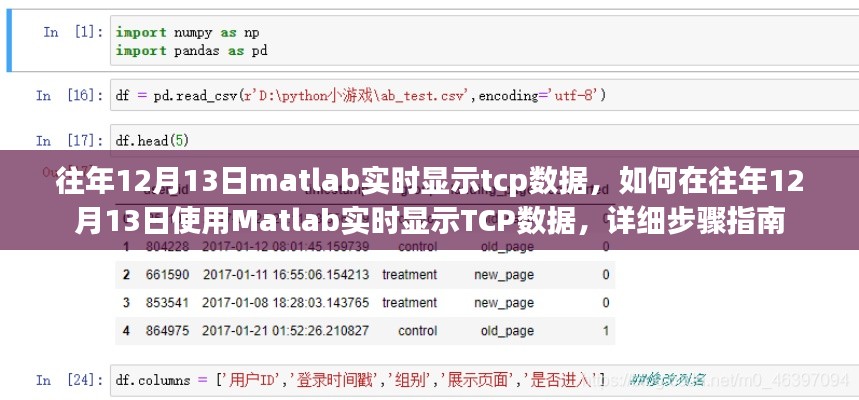 如何在往年12月13日使用Matlab實時顯示TCP數(shù)據(jù)，詳細(xì)步驟指南與操作技巧