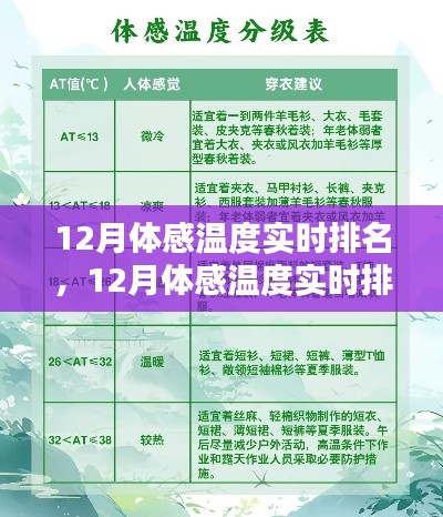 12月體感溫度實時排名查詢?nèi)ヂ?，從入門到精通的步驟指南