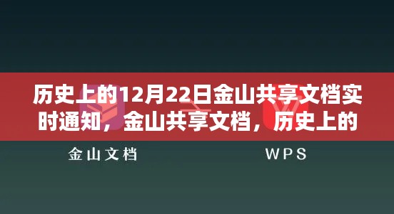 歷史上的12月22日金山共享文檔重塑界限，實時通知引領(lǐng)文檔共享新時代