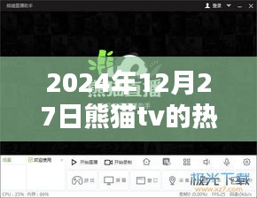 熊貓TV 2024年12月27日直播熱潮回顧與影響分析