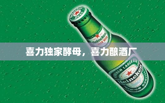 喜力獨家酵母，喜力釀酒廠 